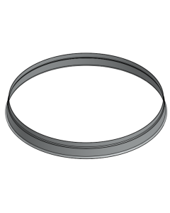 Powerdaylight  Ø 25 cm Koepelring aluminium