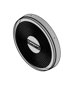 Powerdaylight diam. 53cm Plafondplaat rond vrij hangend