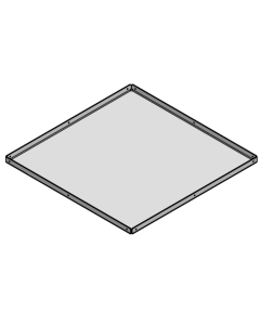 Powerdaylight diam. 53cm Plafondplaat vierkant systeemplafond 60x60cm