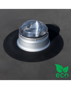 Powerdaylight Ø 25 cm Set rund Öko Dachdurchführung Flachdach