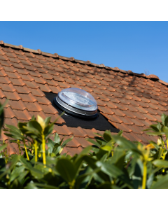 Powerdaylight Ø 53 cm Set rund Dachdurchführung Schrägdach ubiflex