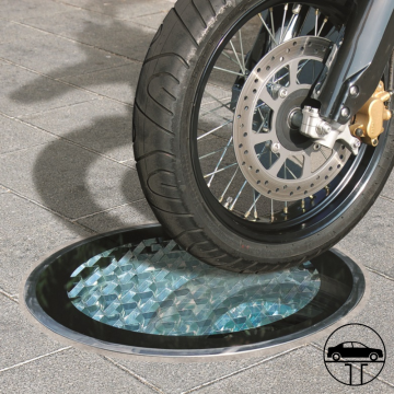 Powerdaylight Ø 35 cm Cradle overrijdbaar buitenzijde