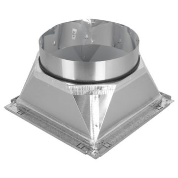 Powerdaylight Ø 25 cm quadratische Konverterbox