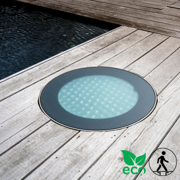 Powerdaylight Ø 35 cm Set rund Wiege überlaufbar Eco