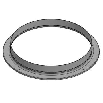 Powerdaylight diam. 53cm Plafondring aluminium